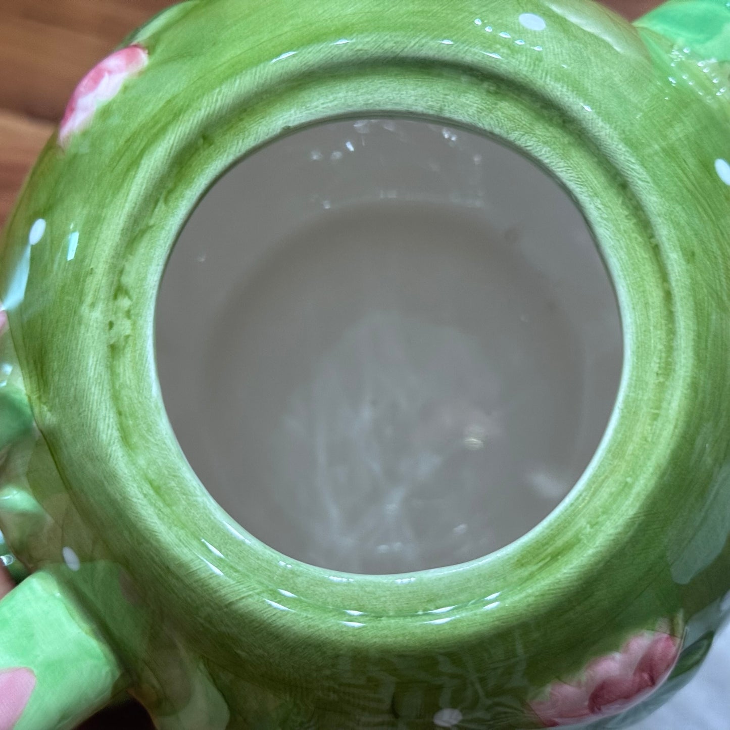 Frog Majolica Teapot