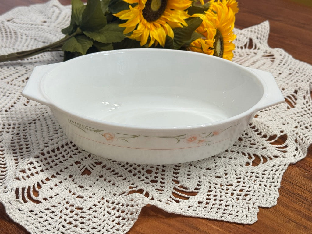 PYREX England Oval Floral Casserole Dish