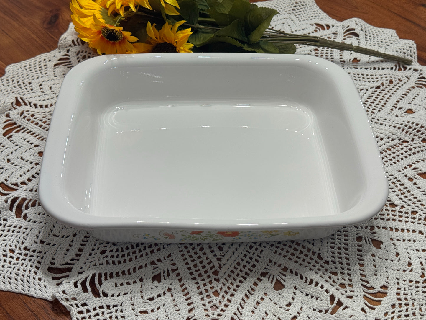 Corning Ware A-21-B 'Spring Bouquet or Wildflower' Large Oven Roasting Dish