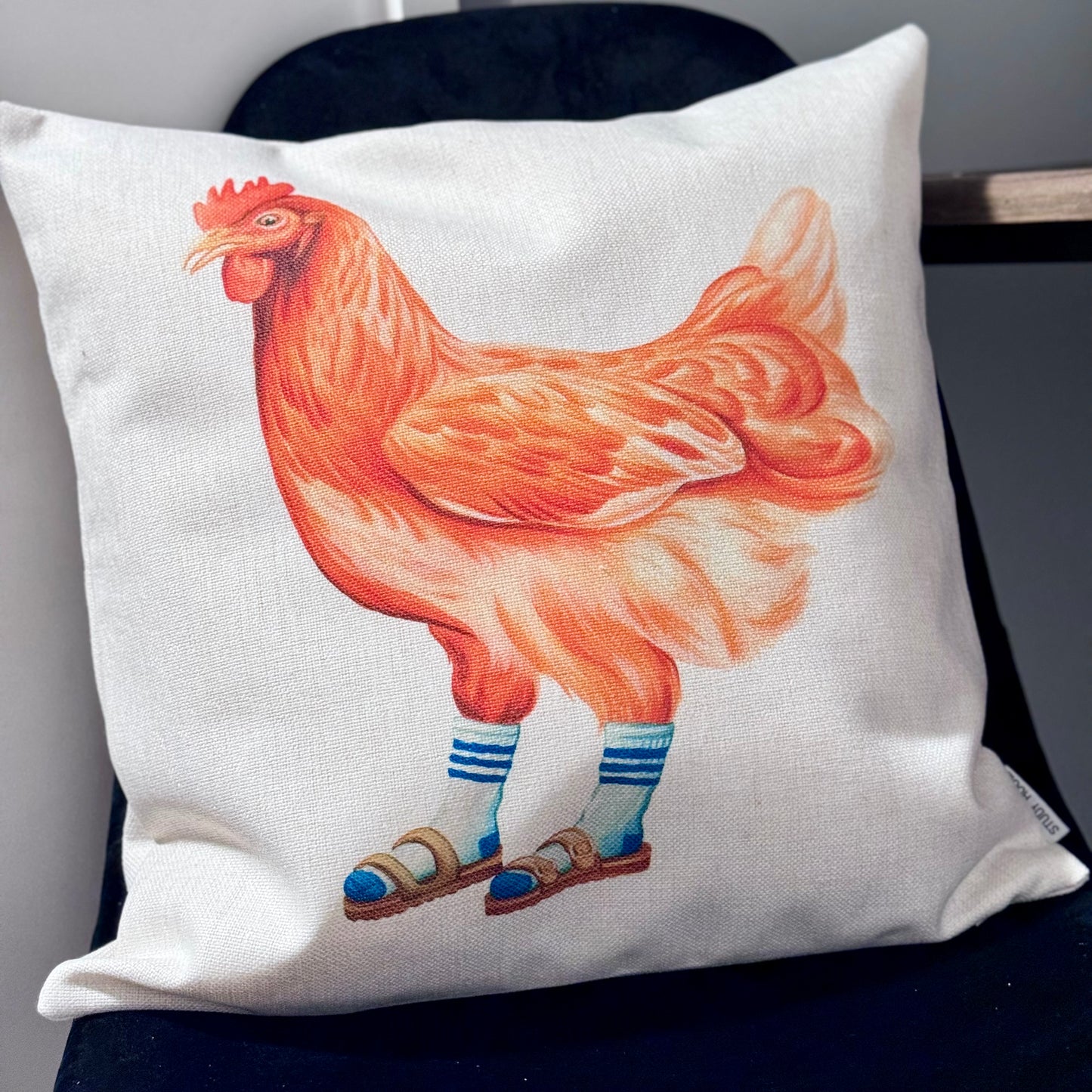 Rooster in Sandels Pillow Cover
