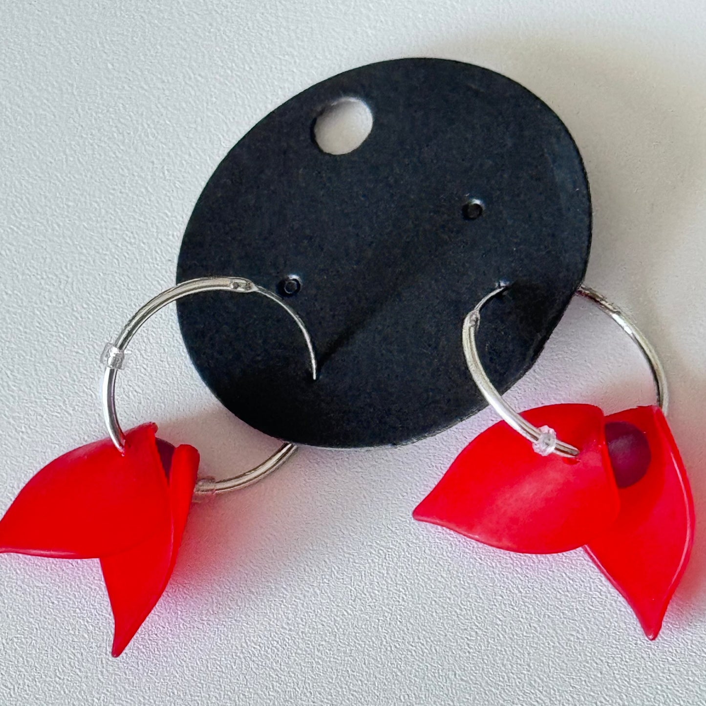 Sonia Ferland Earrings - Red Petals