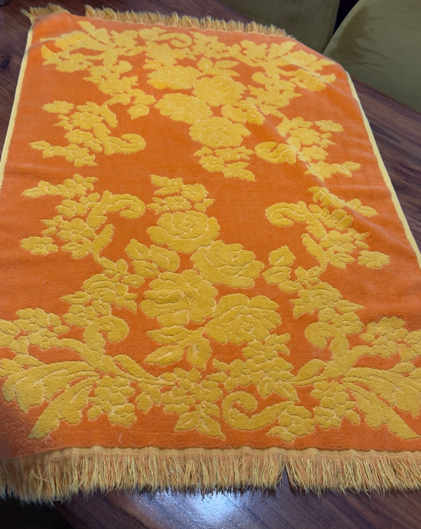 Orange Cannon Mills Co 'Monticello' Bath Towel