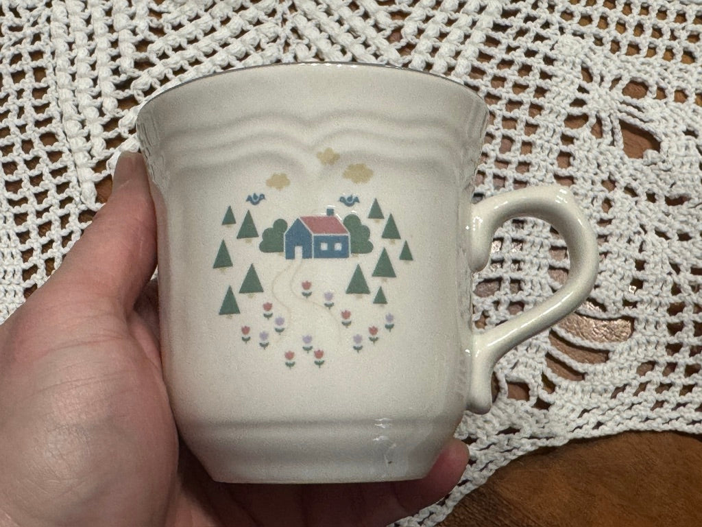 Sango Indonesia Home Sweet Home 1987 Mugs