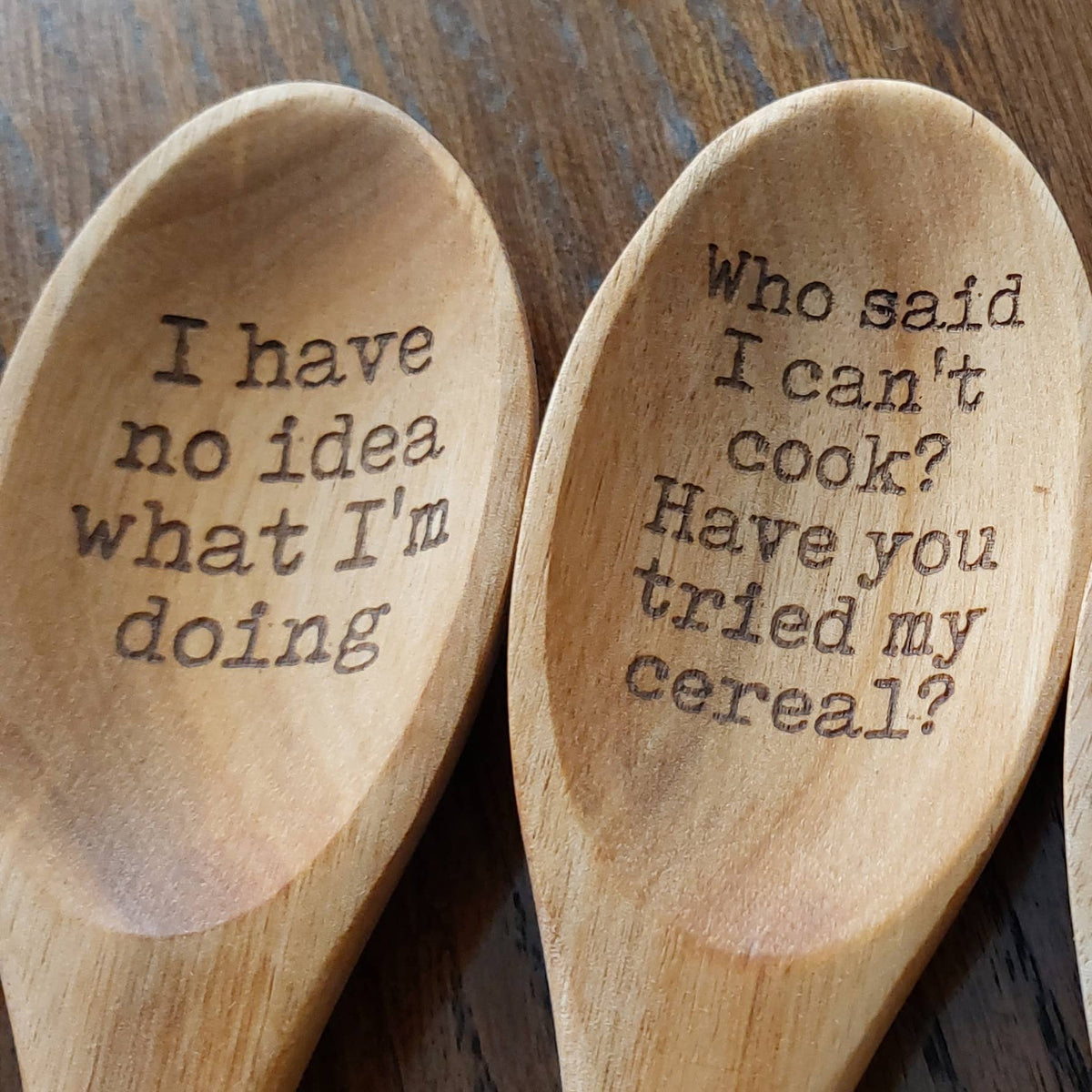 Get your Fat Pants Ready - Funny Laser engraved wooden Spoon