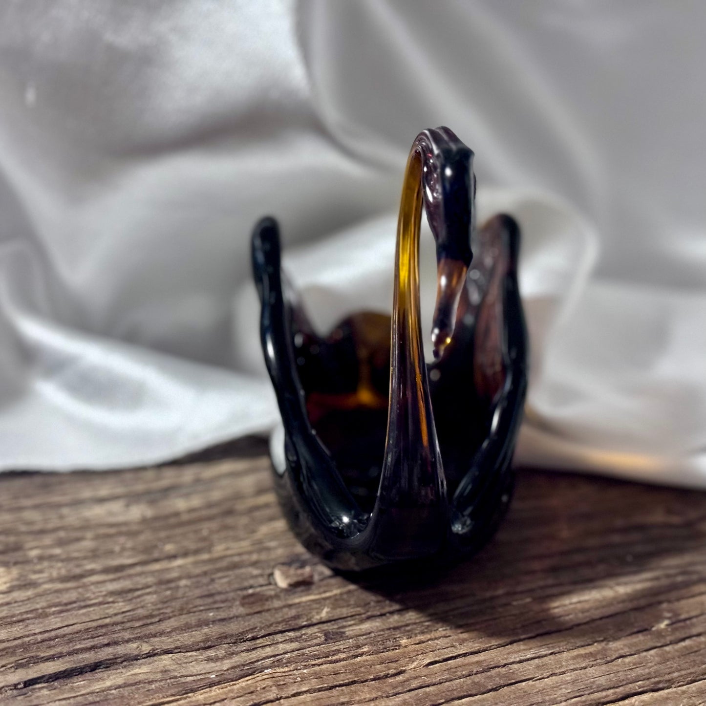 Viking Glass/Brown Glass Swan
