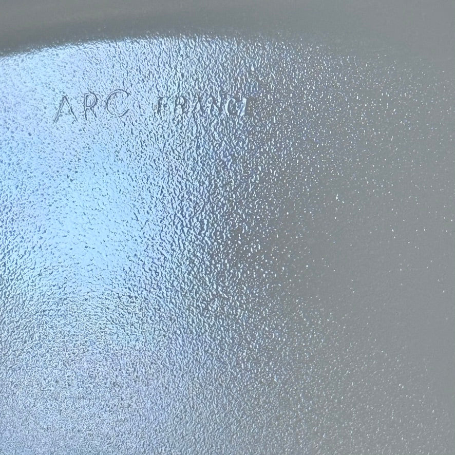 ARC France White Milk Glass Dinner Plates