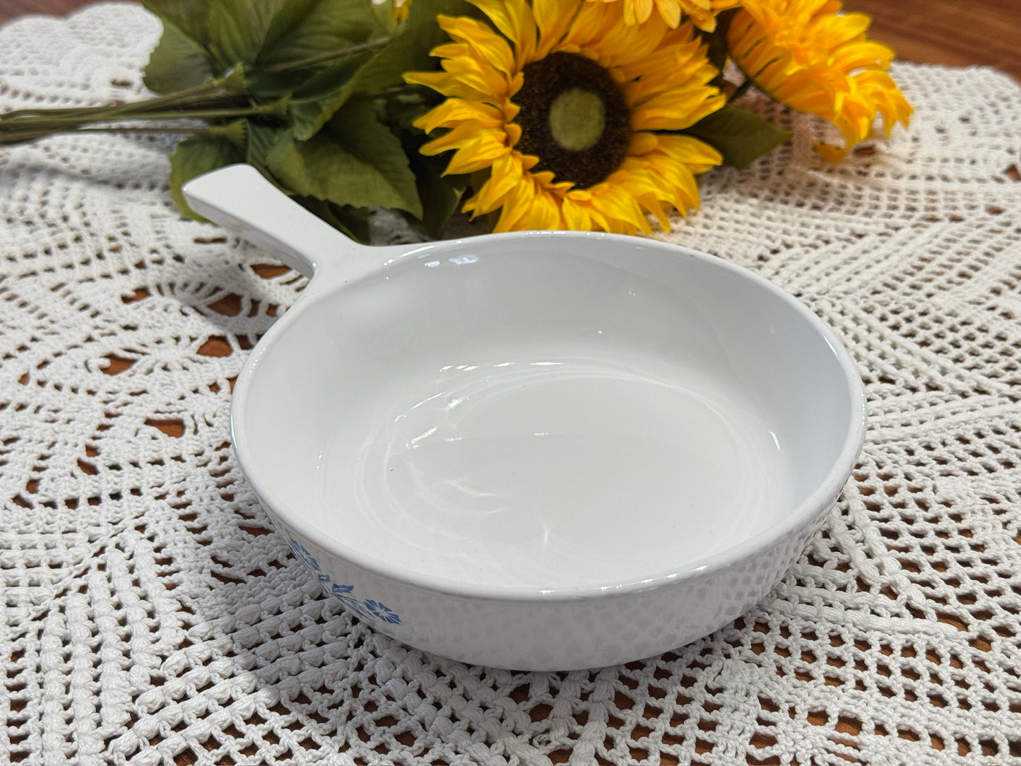 Corning Ware Blue Cornflower Skillet