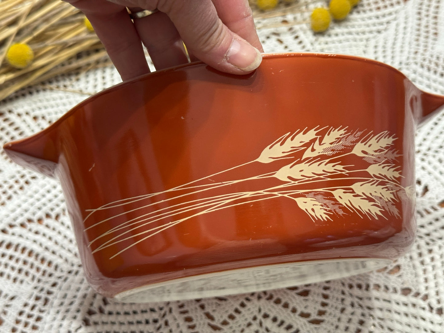 PYREX 475-B Autumn Harvest Cinderella Casserole Dish