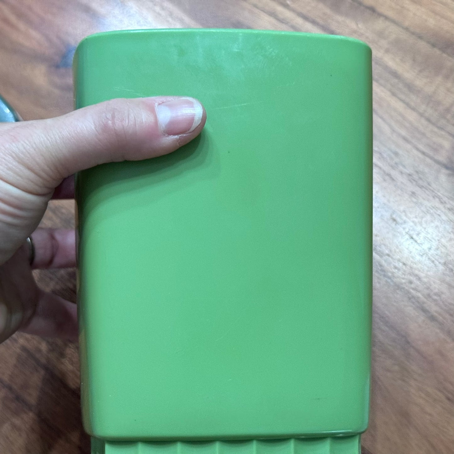 Vintage Avocado Green Hand-Crank 'Swing-A-Way' Ice Crusher