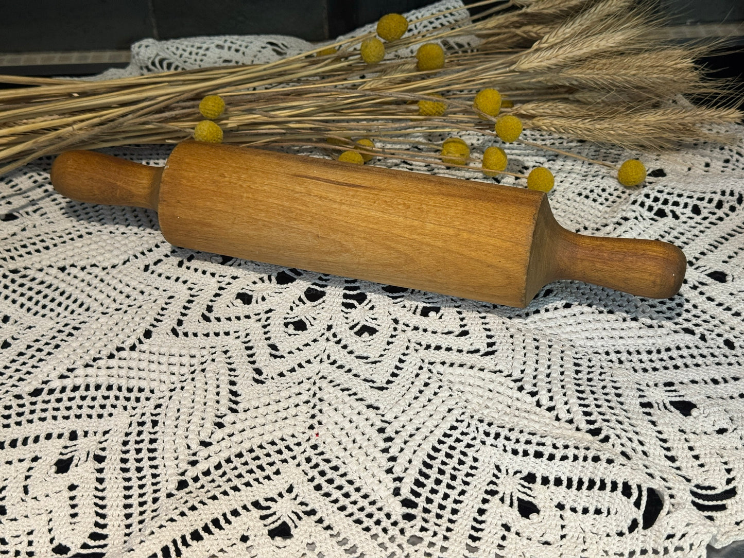 One Piece Wood Rolling Pin