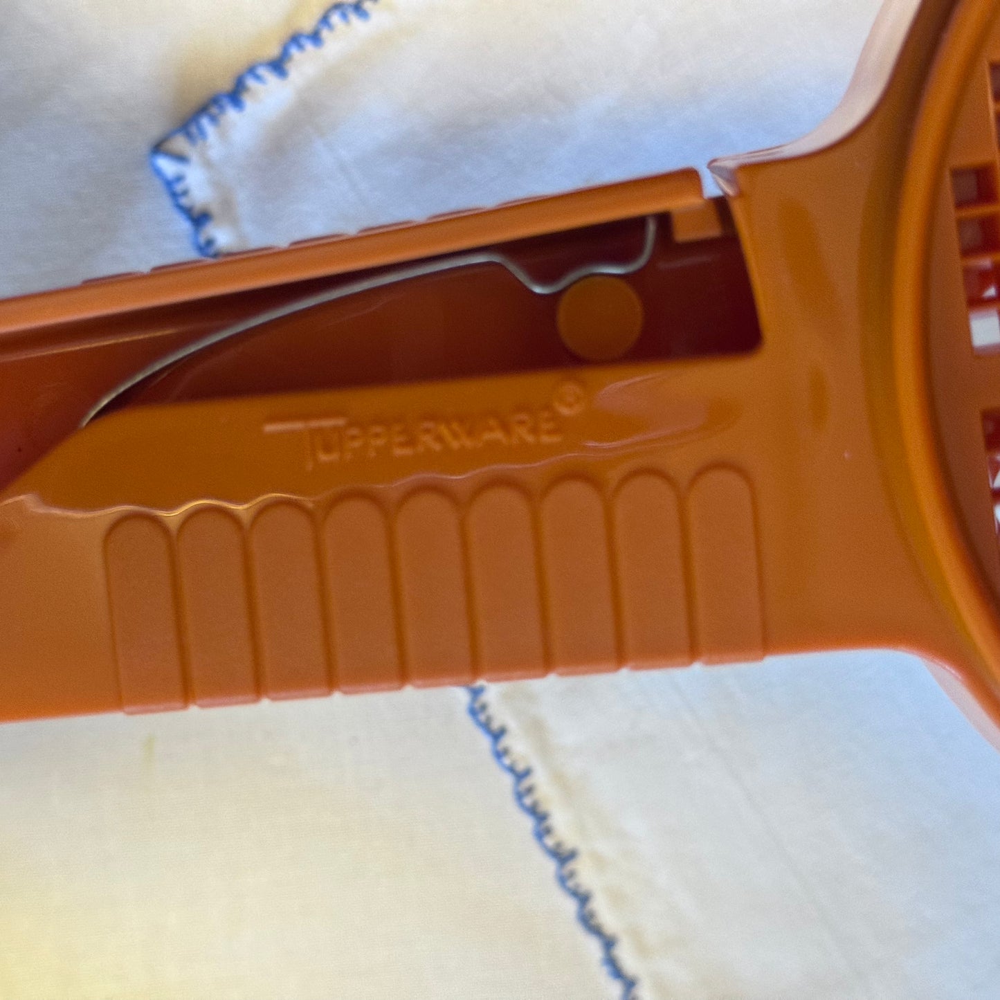 Orange/Clear Tupperware Flour Sifter/Container