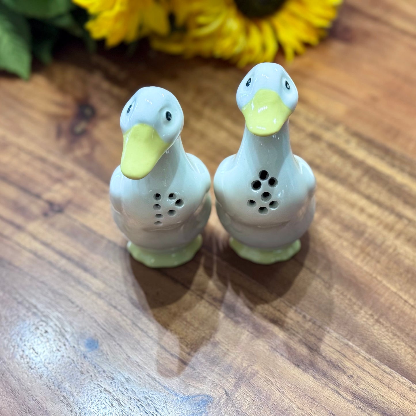 Vintage Duck Salt & Pepper Shakers
