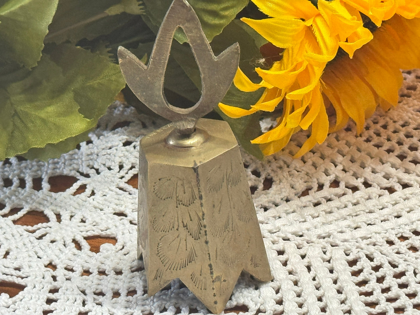 Vintage/Antique Brass Bell "Indias"