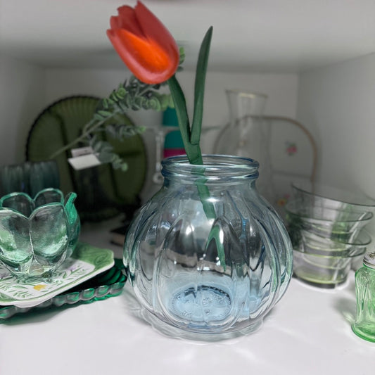 Blue Italian Glass Jar
