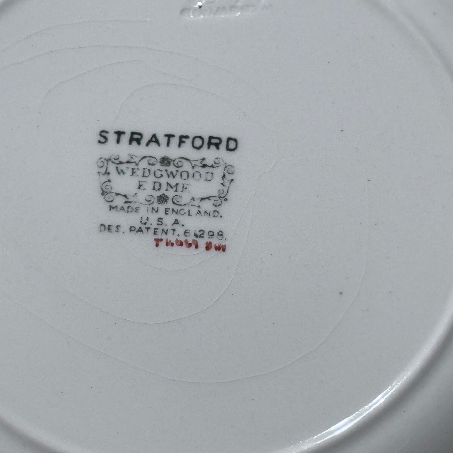 Stratford Wedgwood Edme Plates