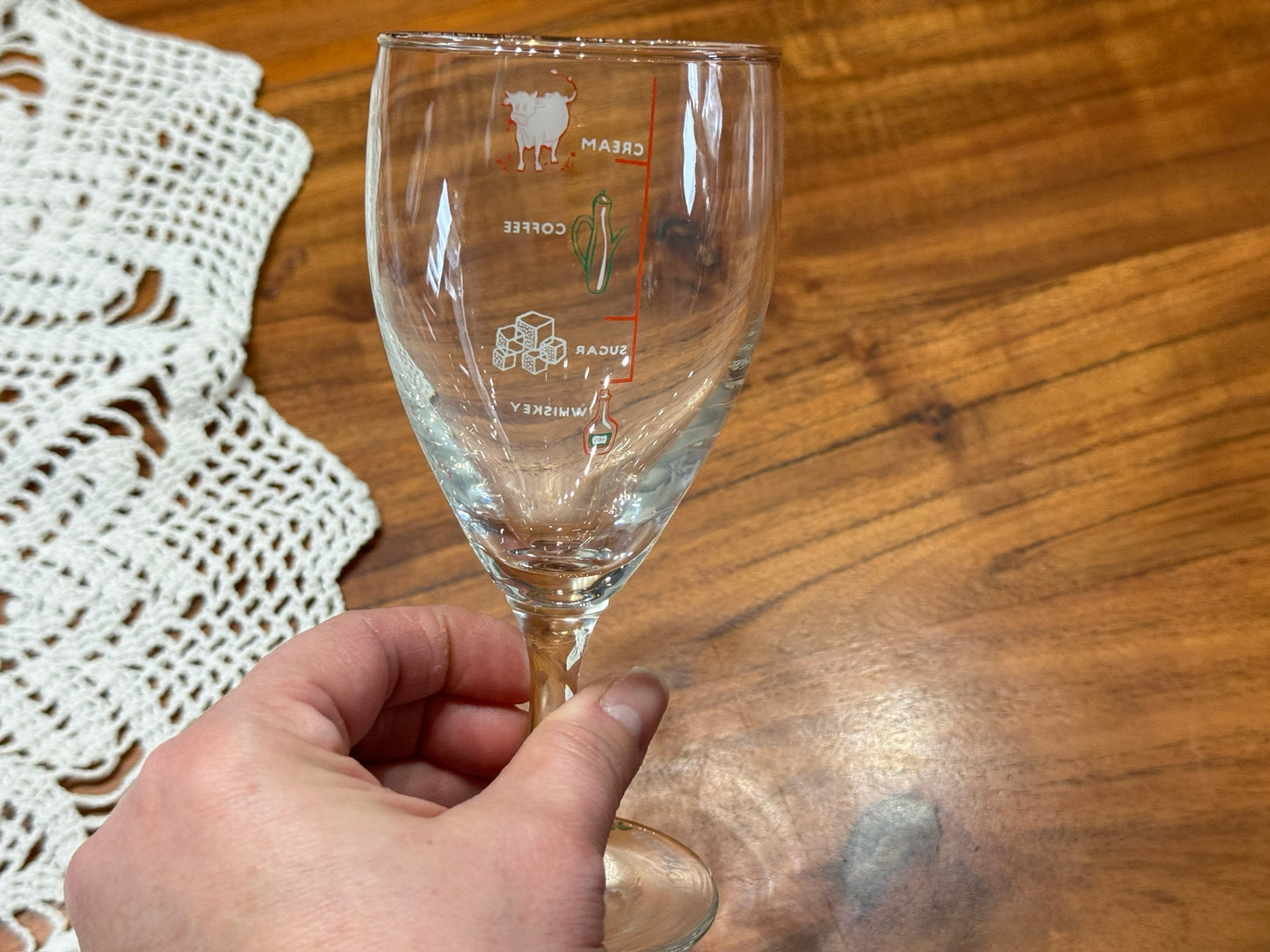 Irish Coffee Recipe Measurement Glasses