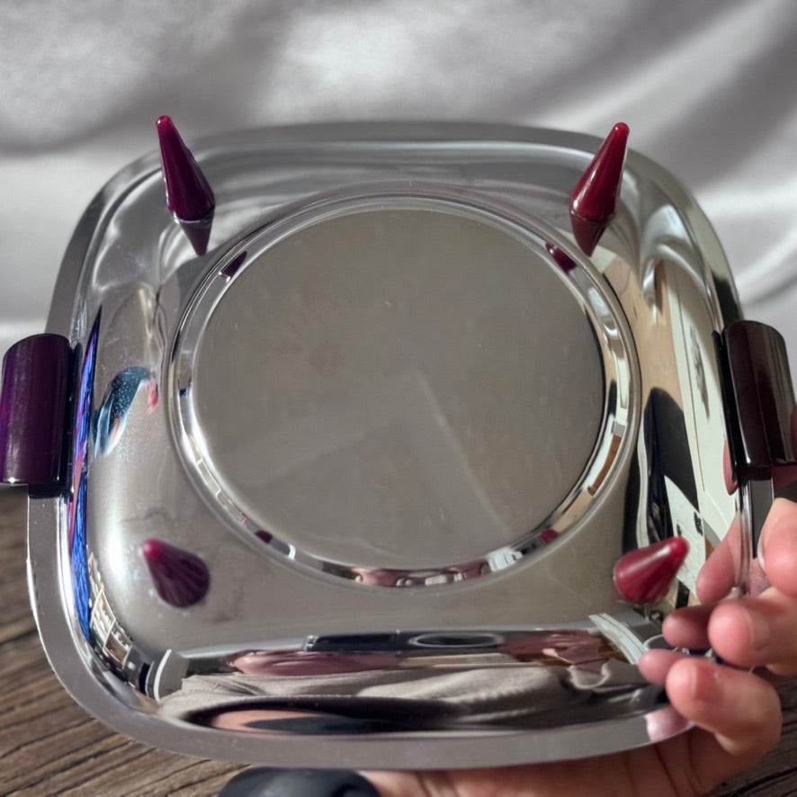 Glo-Hill Small Chrome Serving Tray