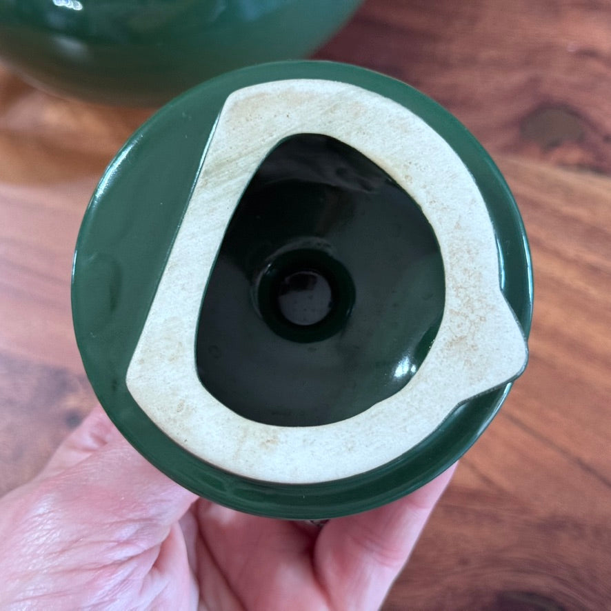 Porcelain Green Glazed Teapot