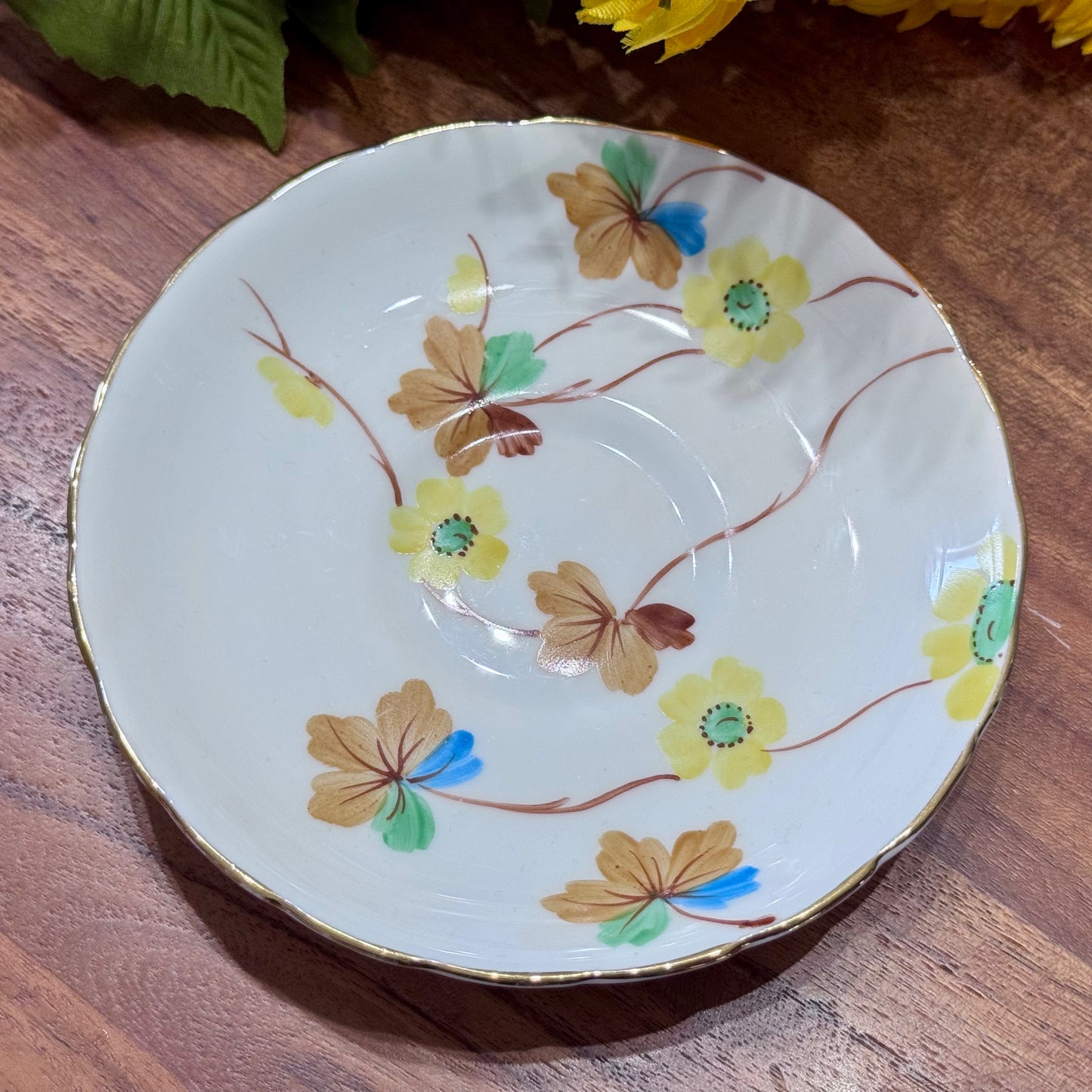 Tuscan England Floral Teacup & Saucer Set