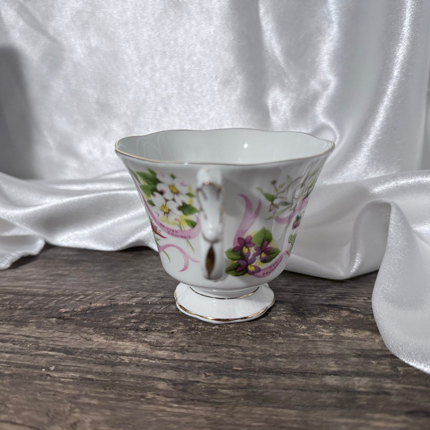 Royal Albert Canadian Emblems Teacup and Saucer