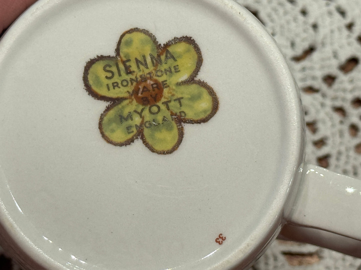 MYOTT England 'SIENNA' Teapot & Creamer