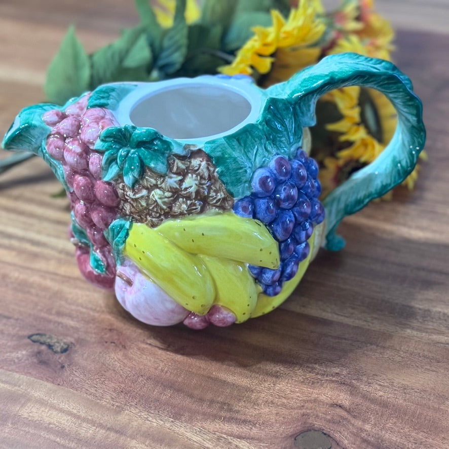 Fitz & Floyd Calypso Fruit Teapot