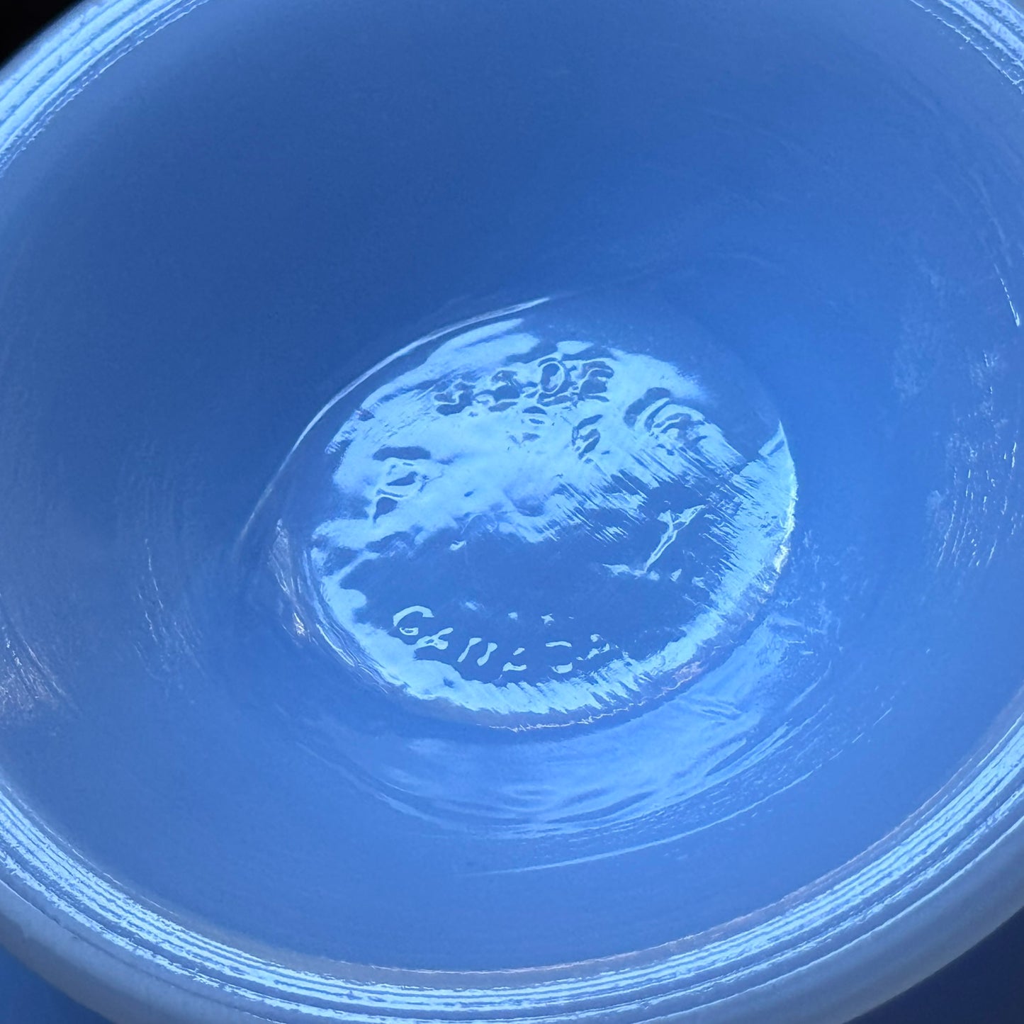 Pyrex Delphite Blue Sugar Bowl