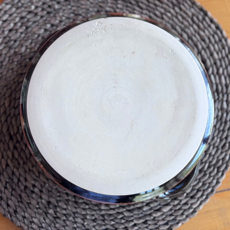 Sanger Canada Pottery Casserole Dish