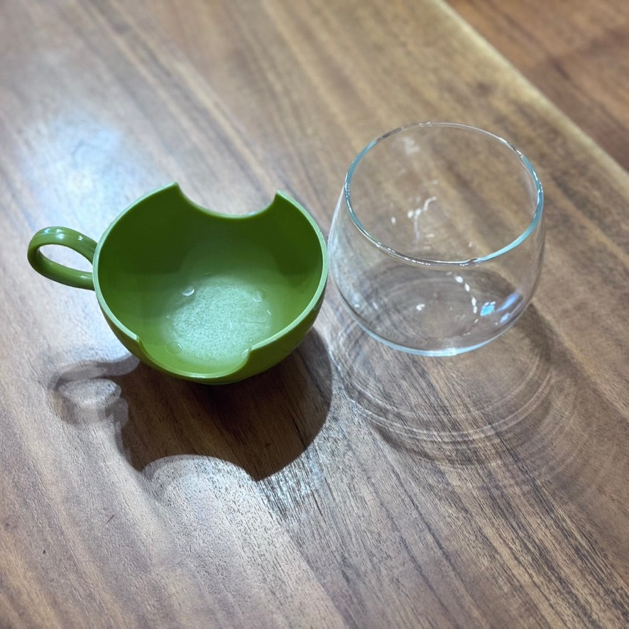 PYREX Avocado Green Glass Drinkup & Party Mug