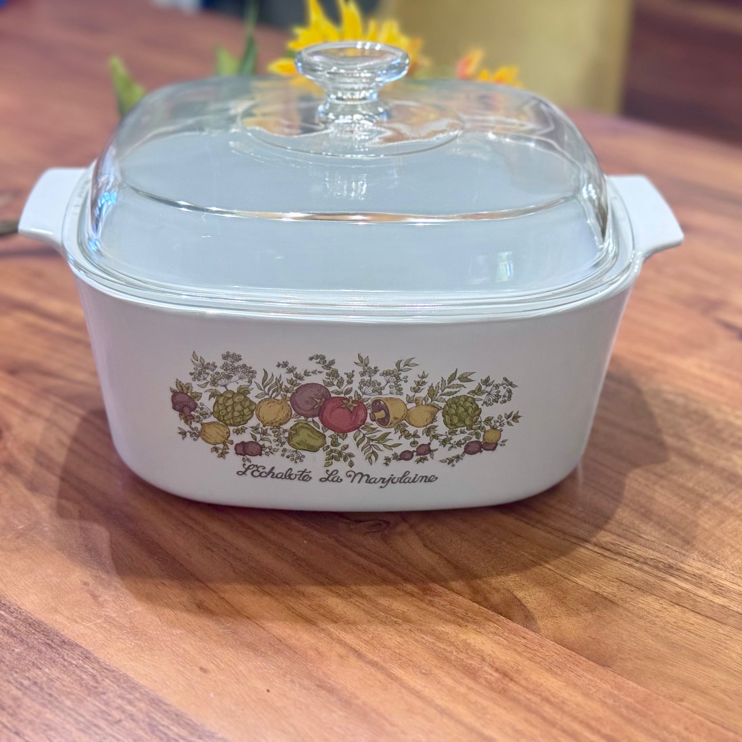 5 Liter 'L'Echalote La Marjolaine' or 'Spice of Life' Square Casserole Dish/Dutch Oven