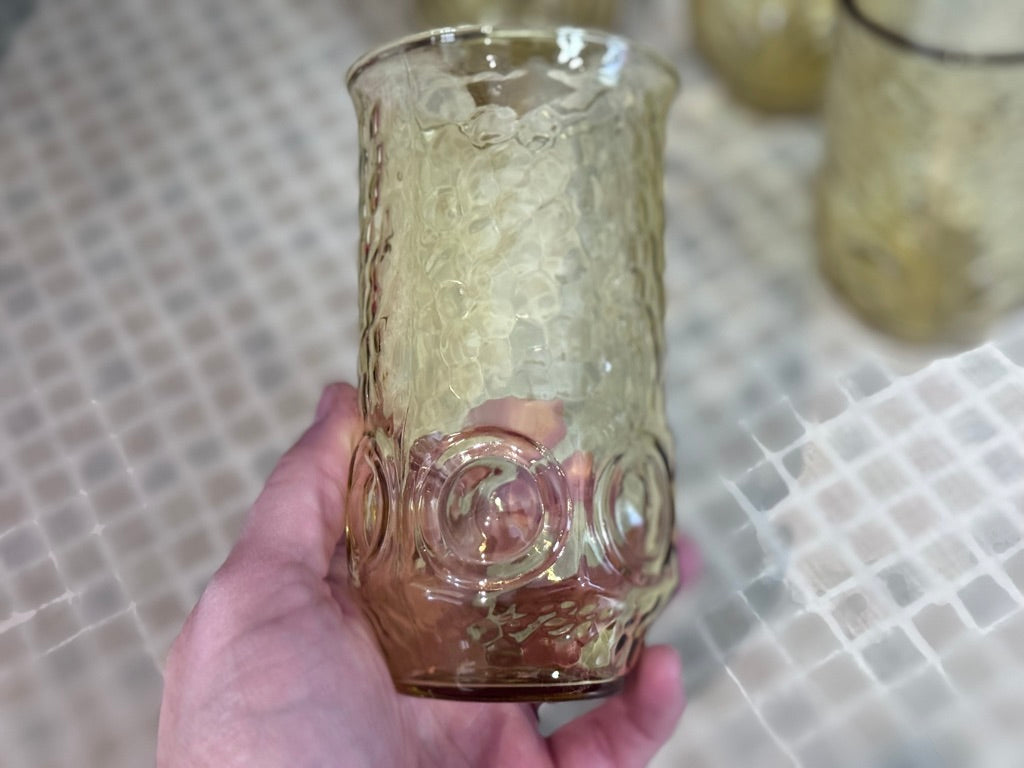 Vintage Anchor Hocking "Heritage Hill" Drinking Glasses