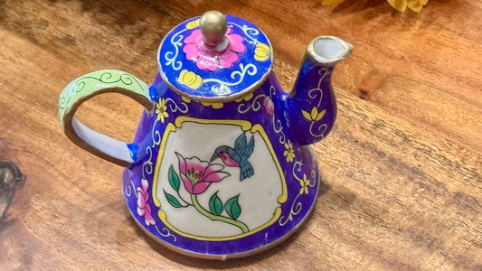 Mini Hummingbird Collectible Teapot