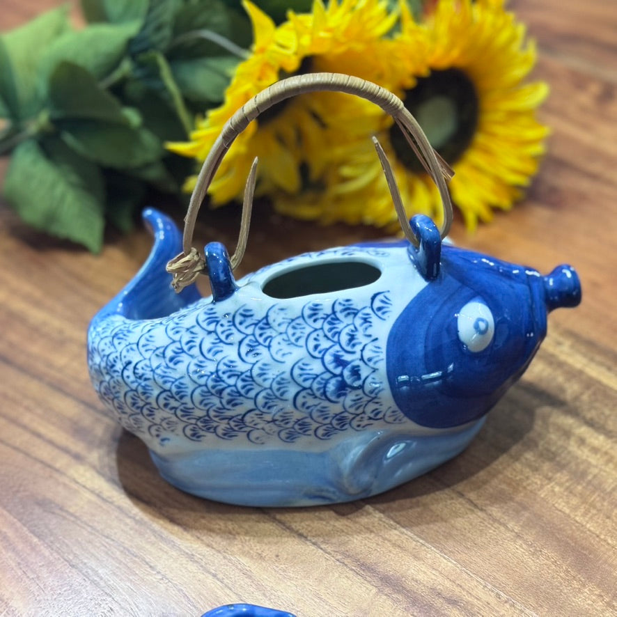 Koi Fish Decorative Teapot