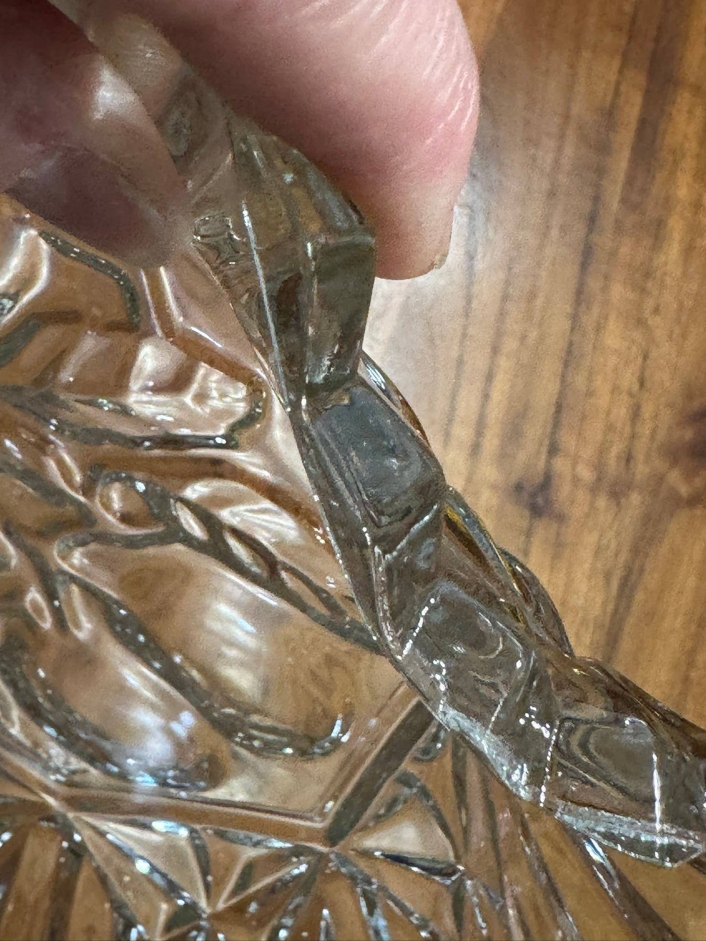 Federal Glass Pressed Glass Pioneer Serving Bowl