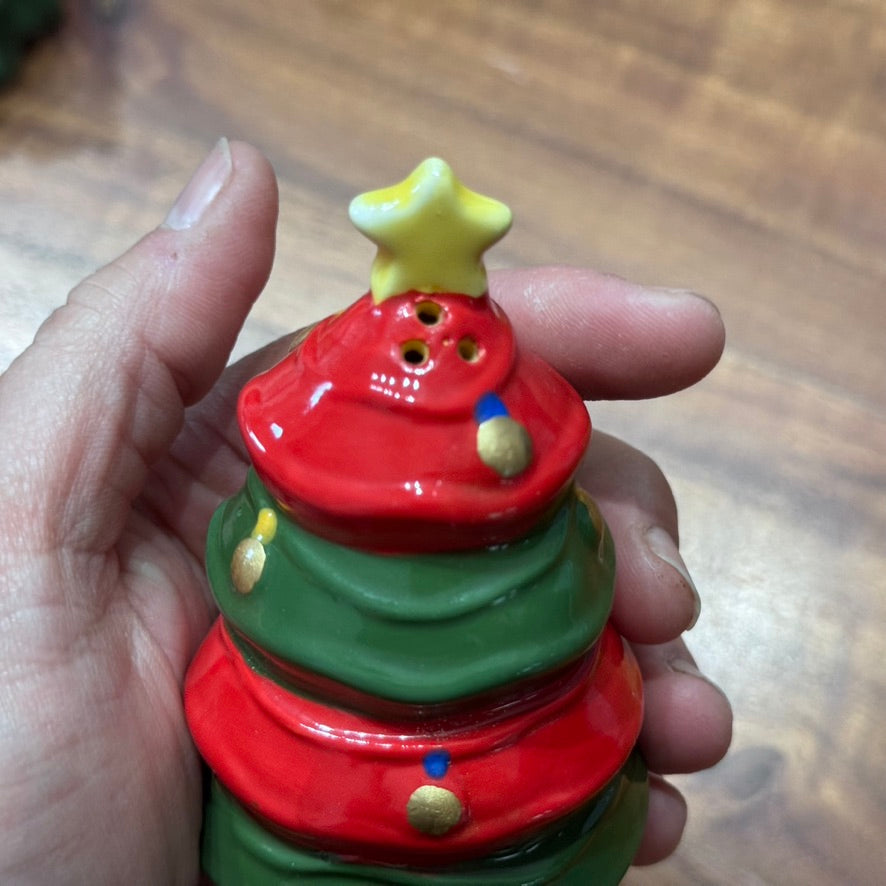 Christmas Tree Salt & Pepper Shakers
