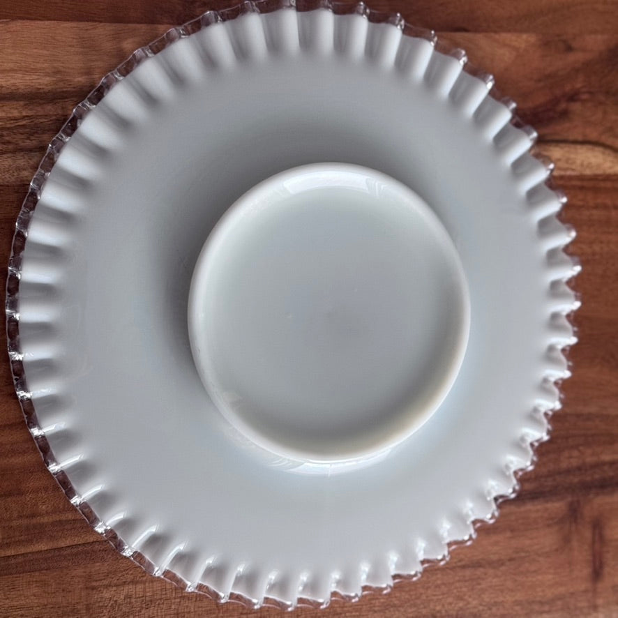 Fenton Silver Crest Cake Plate