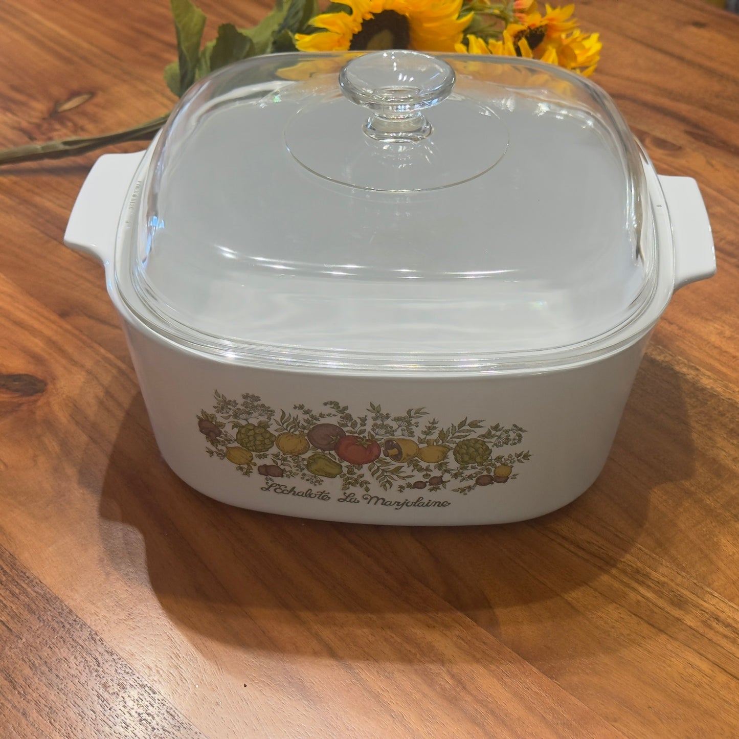 5 Liter 'L'Echalote La Marjolaine' or 'Spice of Life' Square Casserole Dish/Dutch Oven