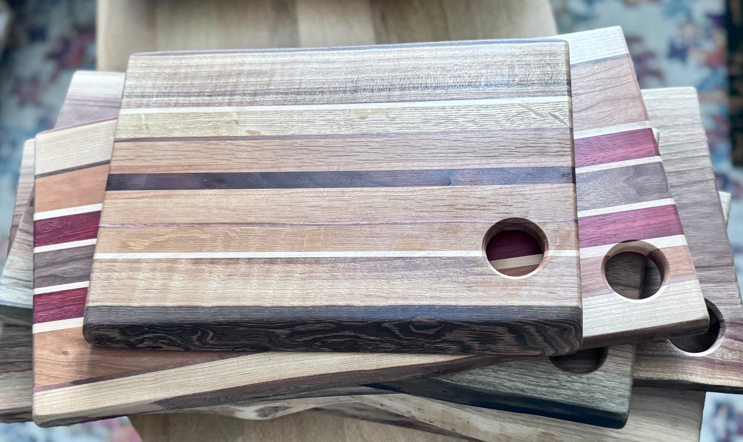 Smaller Mixed Wood Cutting Board