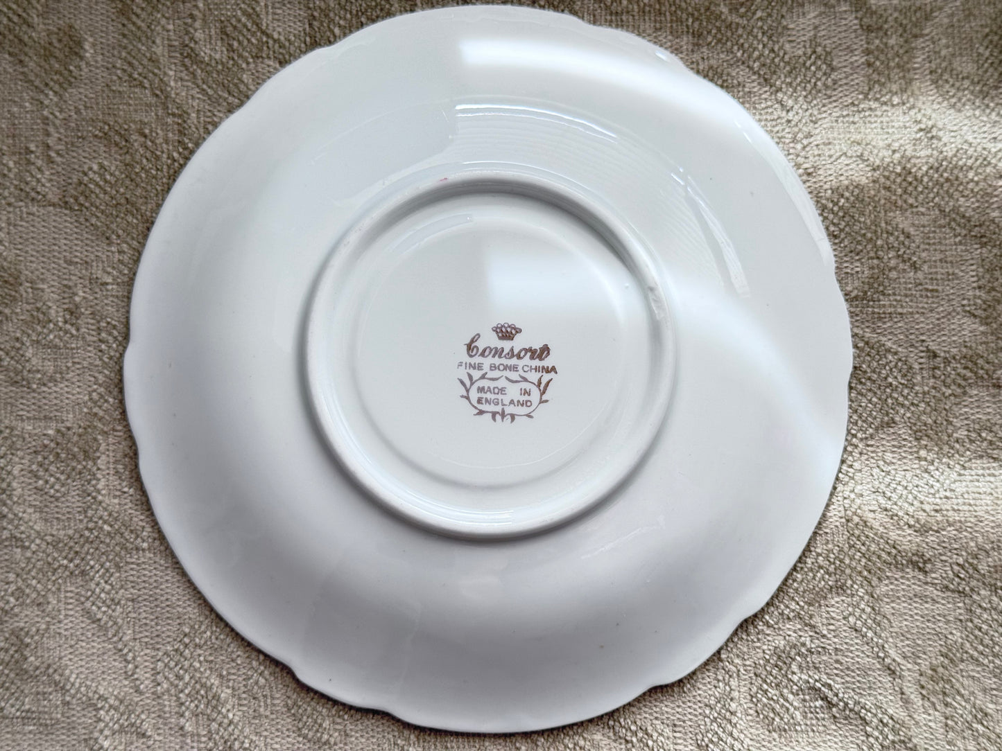 England Teacup & Saucer - pale green
