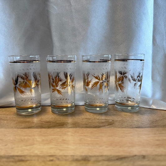 Libby Golden Palm/Sunburst Accents Glasses