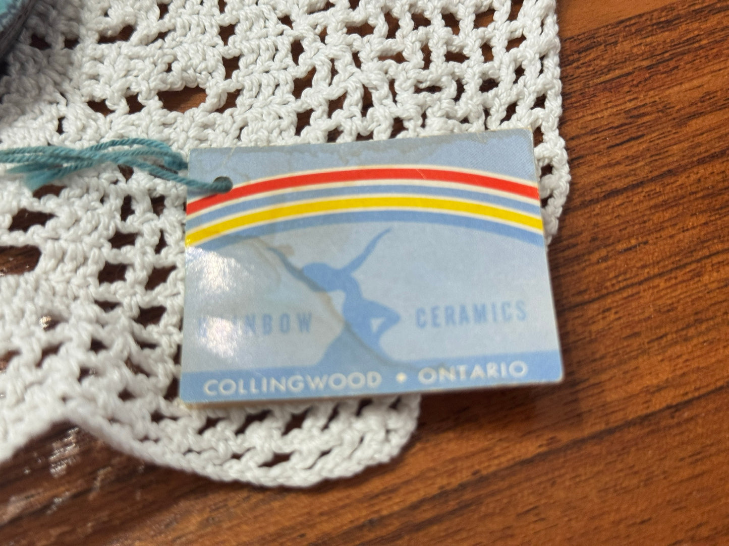 Canadian Ceramic Craft (CCC) Creamer & Sugar Drip Glaze Set