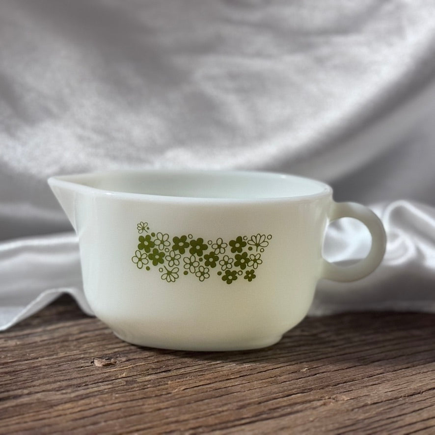 PYREX Green Spring Blossom Gravy Boat