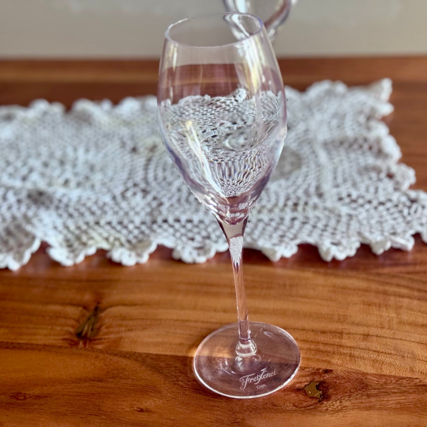 Freixenet Cava Crystal Wine Glass Made In Spain