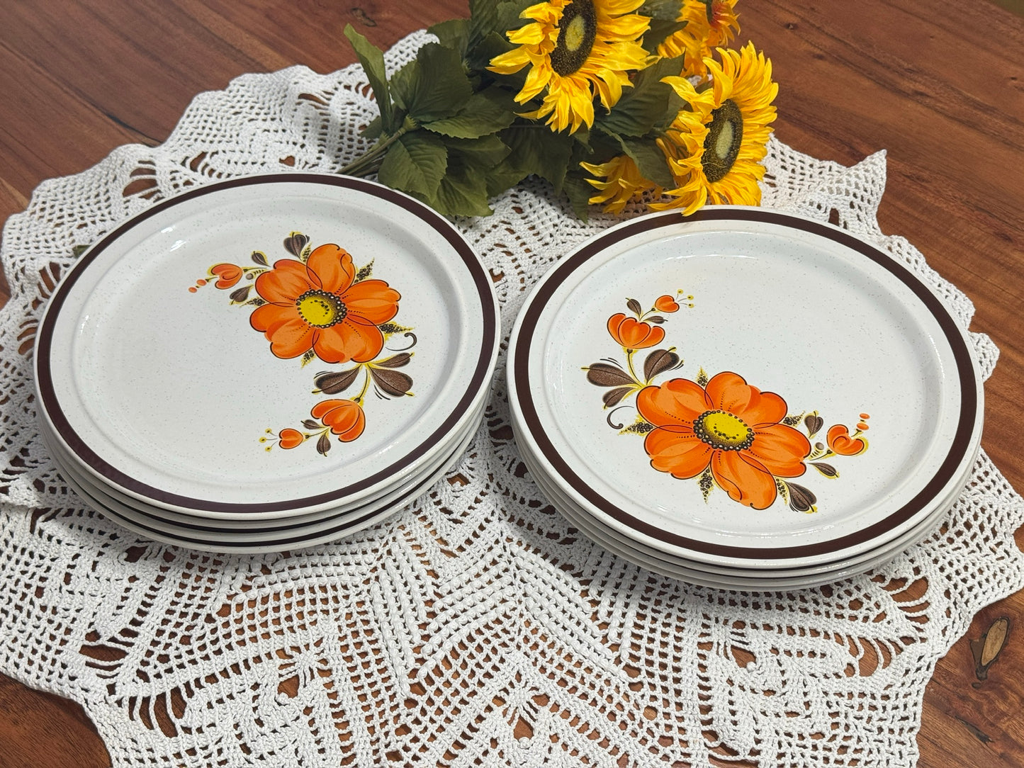 Valencia Japanese Stoneware Dinner Plates