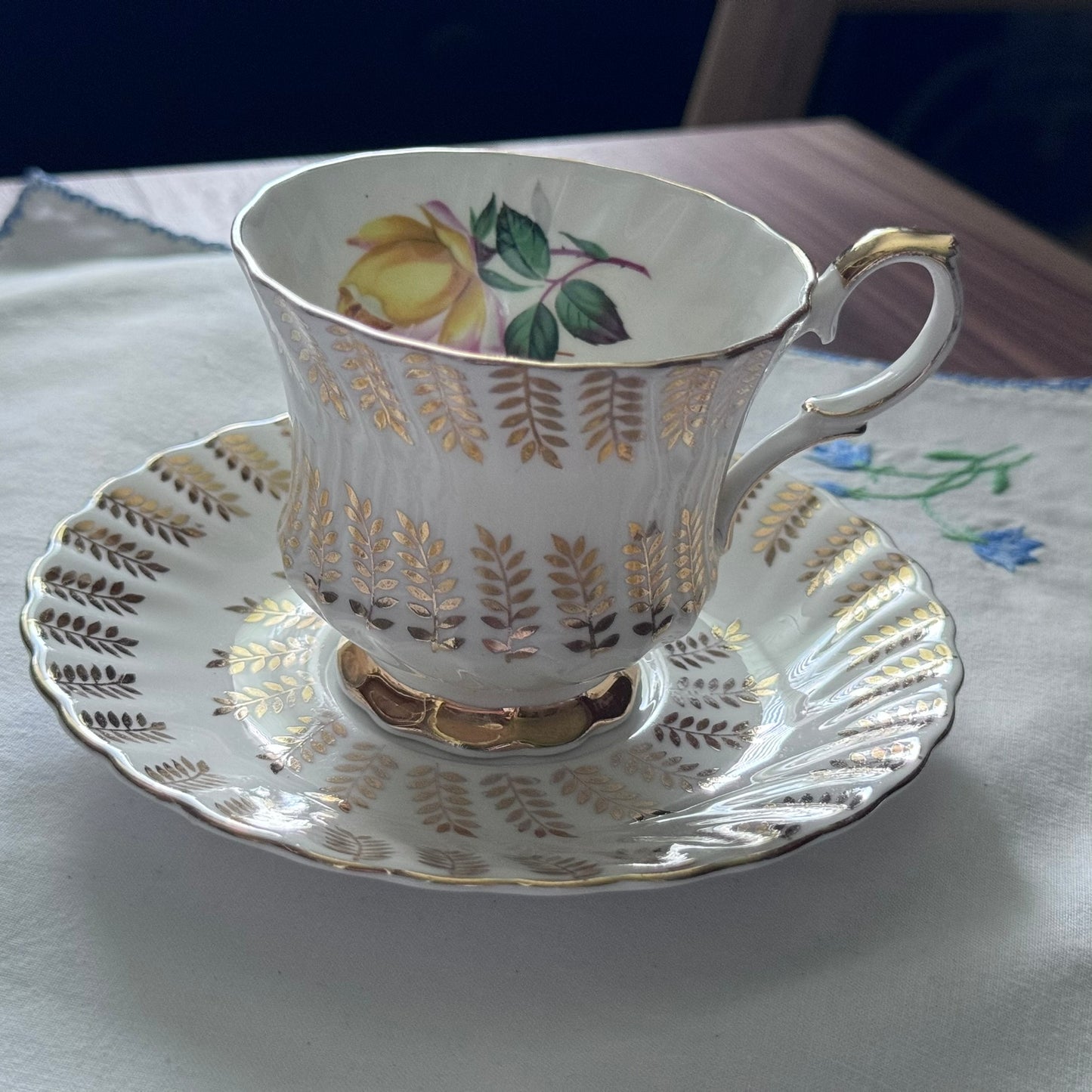 Queen Anne Tea Cup and Saucer