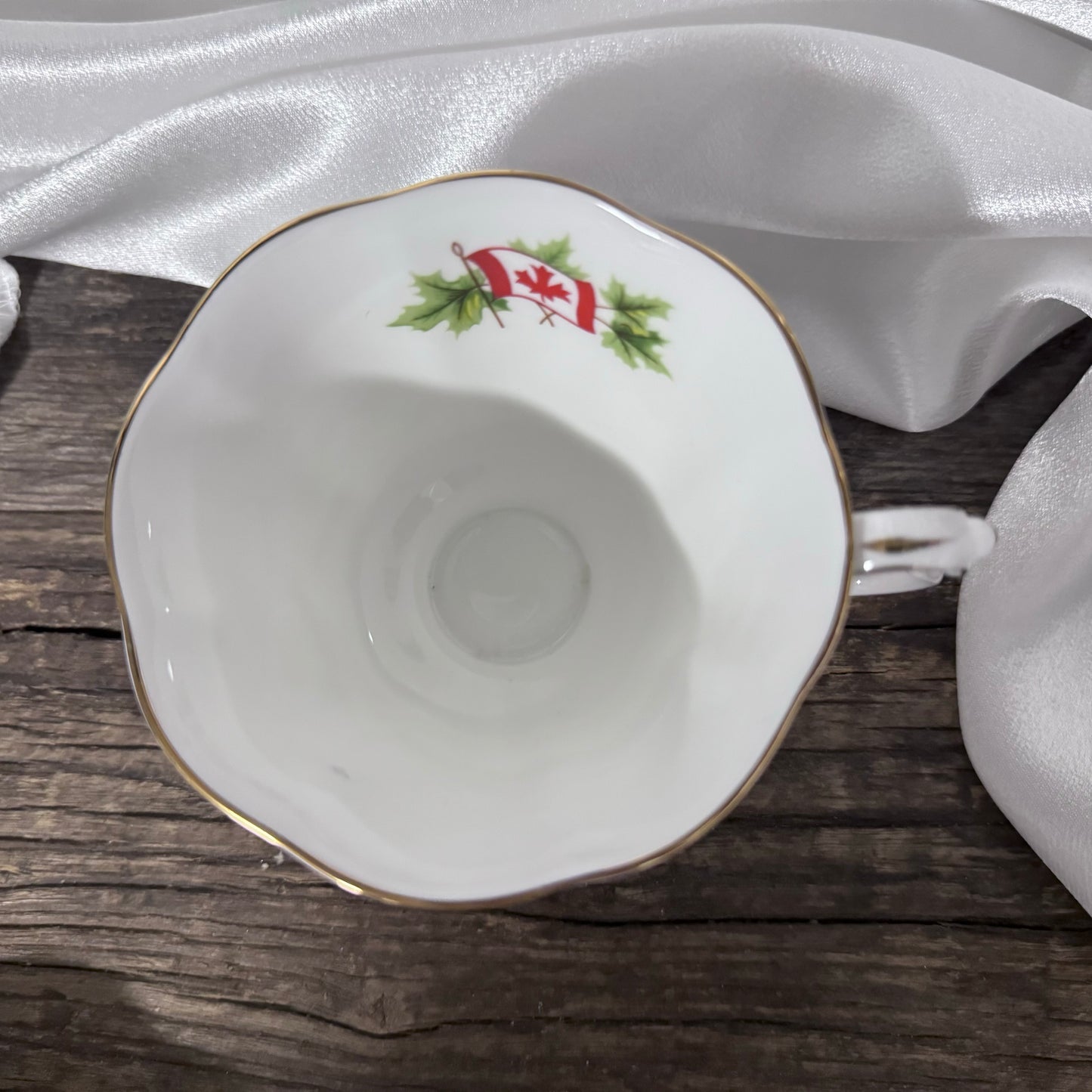 Royal Albert Canadian Emblems Teacup and Saucer
