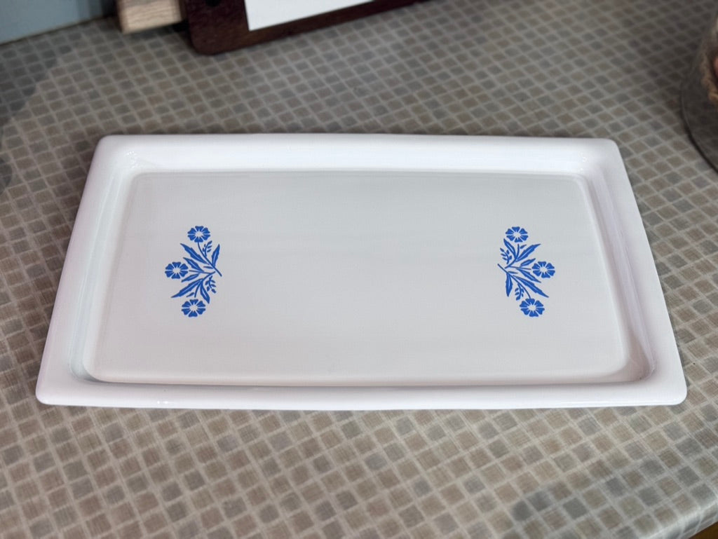Corning Ware Blue Cornflower Broil Bake Tray