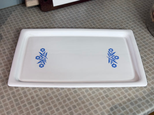 Corning Ware Blue Cornflower Broil Bake Tray