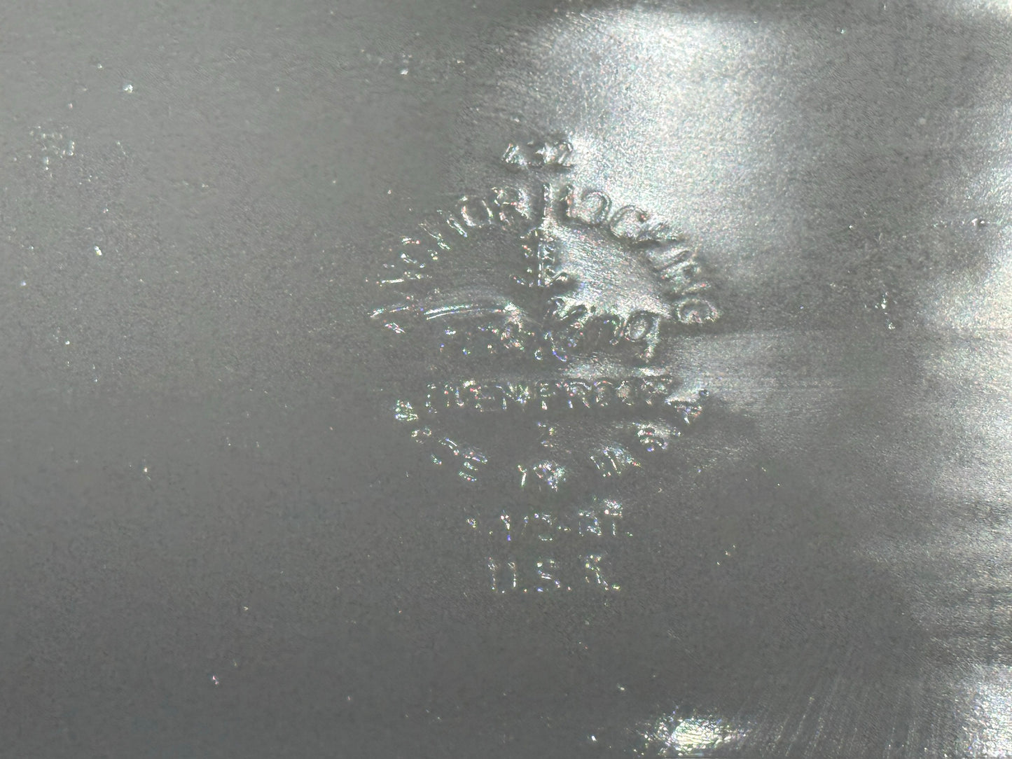 Anchor Hocking Fire-King 'Nature's Bounty' Milk Glass Rectangular Casserole