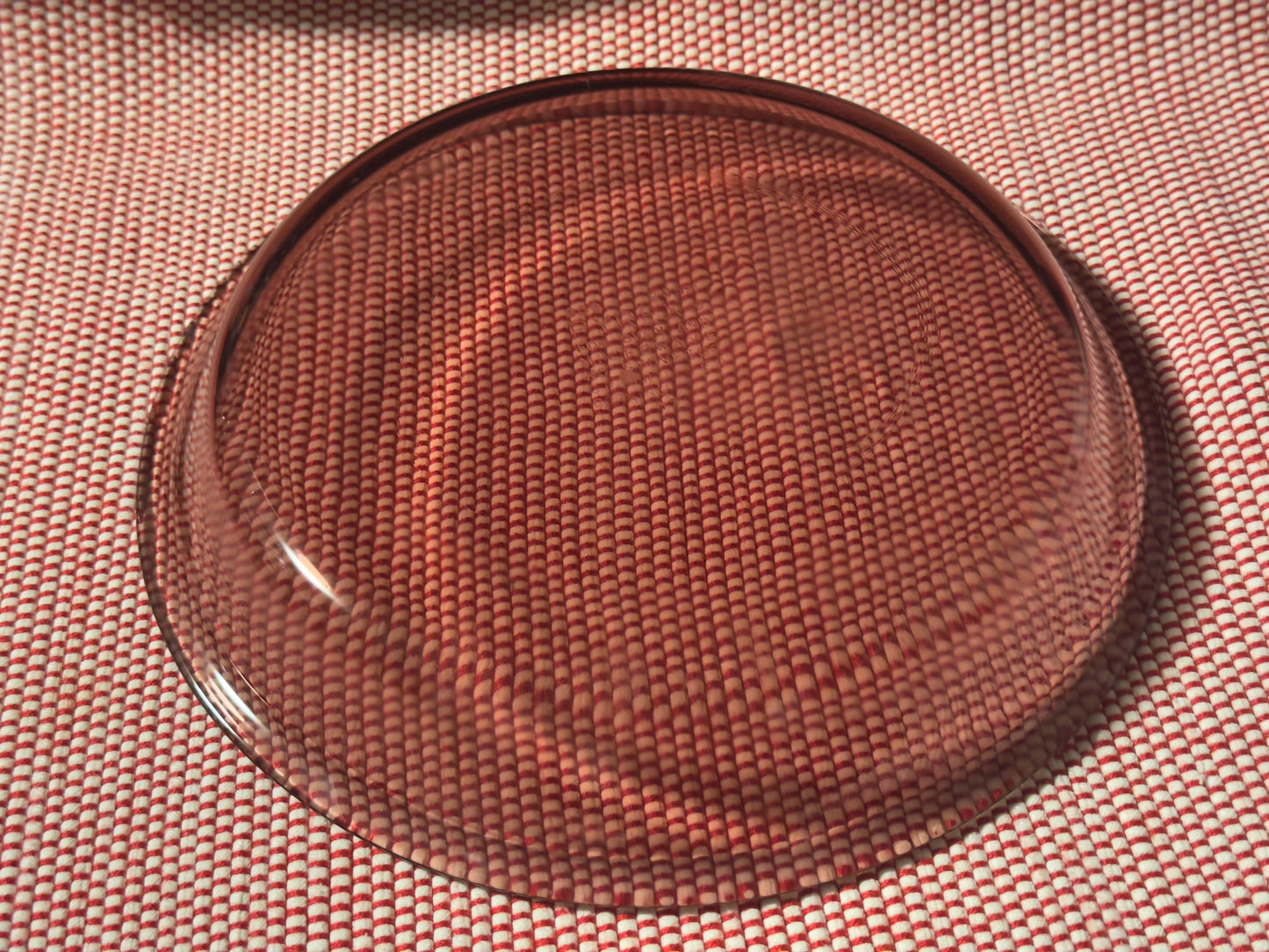 PYREX 209 Cranberry Pie Plate